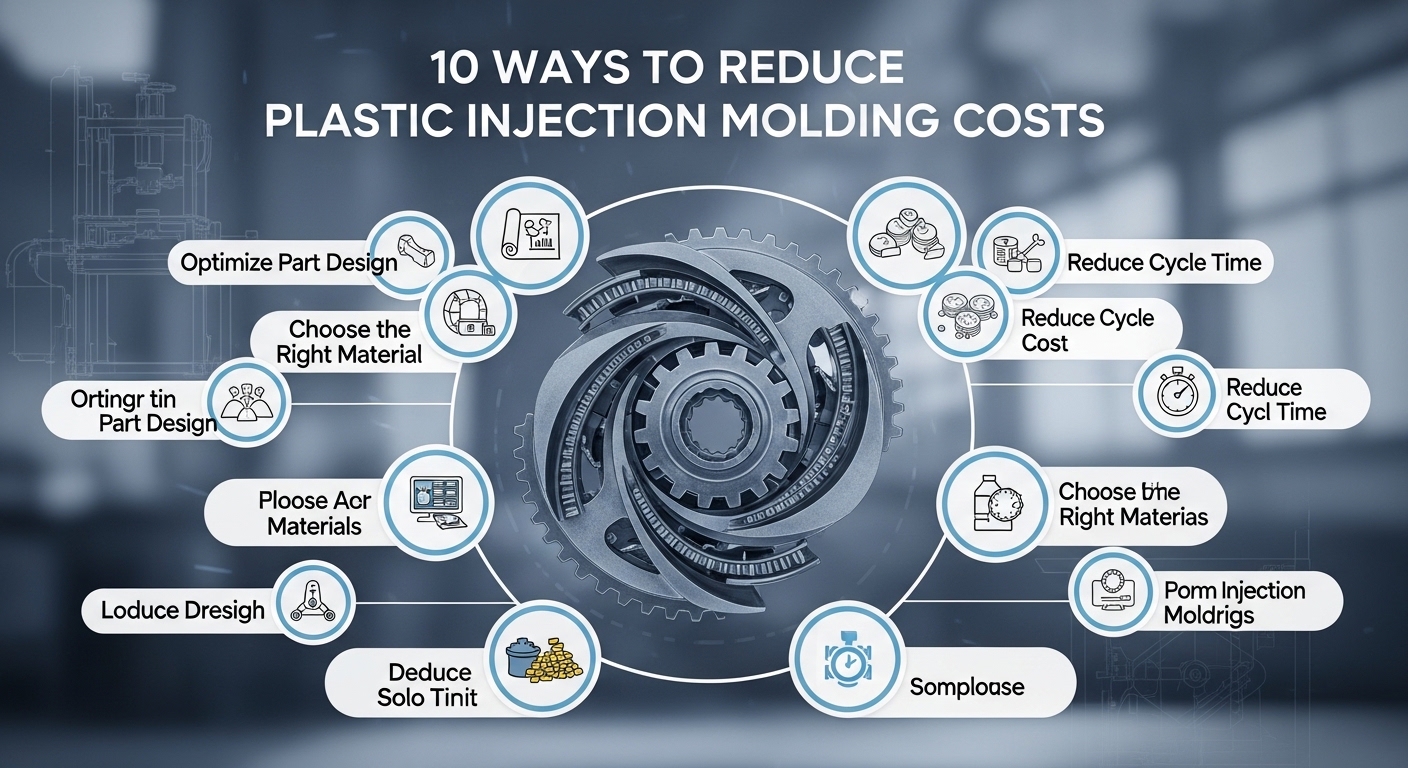 10 Ways to Reduce Plastic Injection Molding Costs