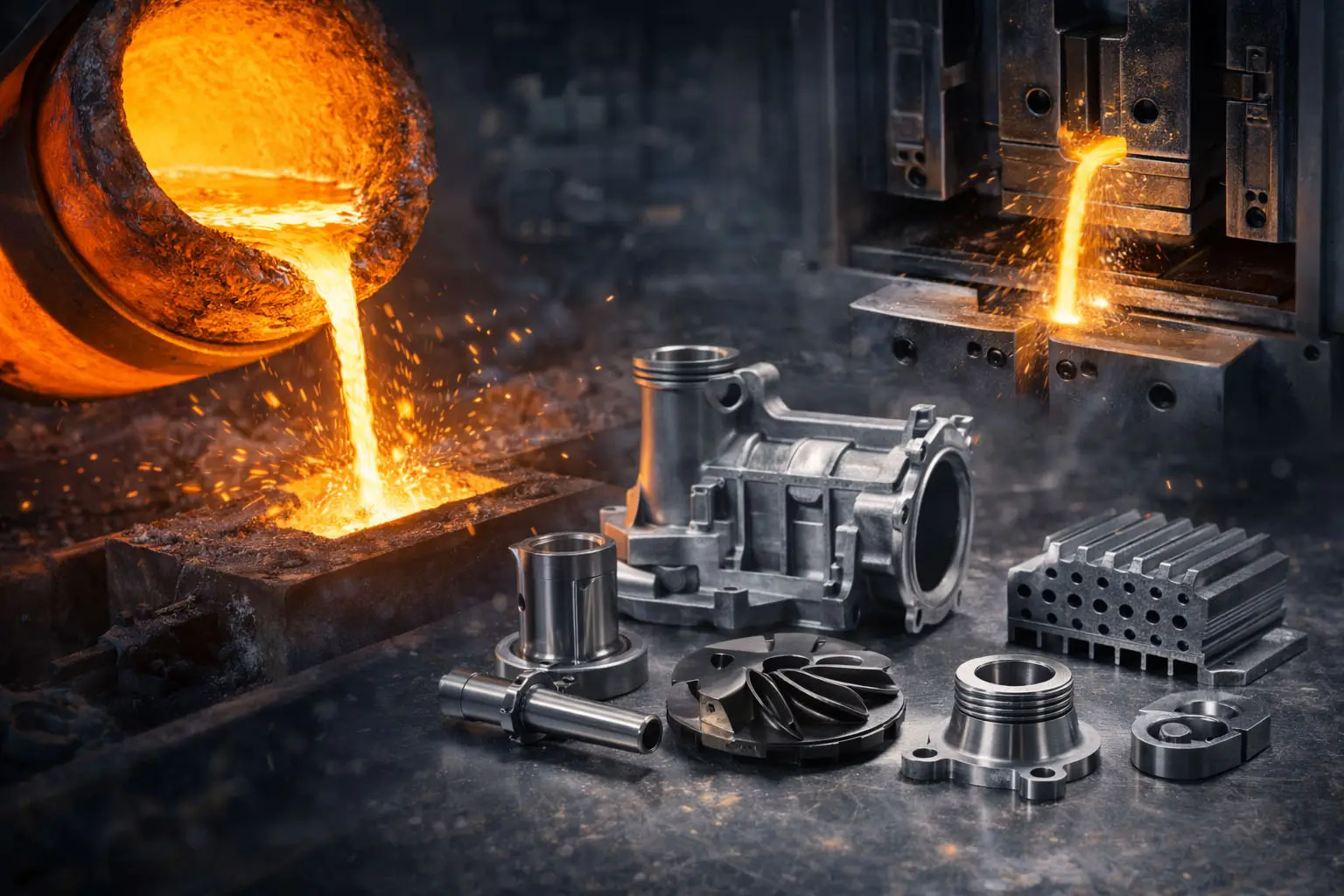 Metal Casting in Manufacturing: Processes, Types, Materials, and Design Tips